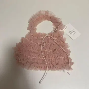 스나이델 홈 튤 프릴 백 핑크 택 포함