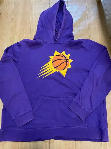 Fanatics 애리조나 선즈 농구 로고 후드티 보라색 NBA