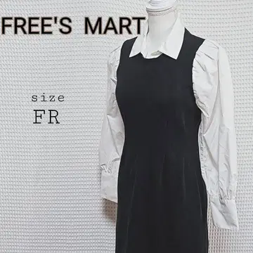FREE'S MART 블랙 화이트 원피스 FR