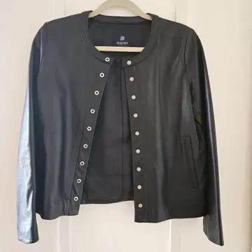나노 유니버스 천연 가죽 자켓 사이즈 38