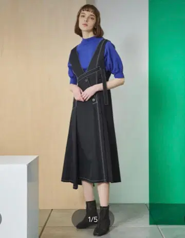 완판! 유나이티드 도쿄 플리츠 도킹 원피스