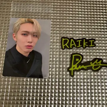 RAIKI 포토 카드 & 스티커 세트 라스피