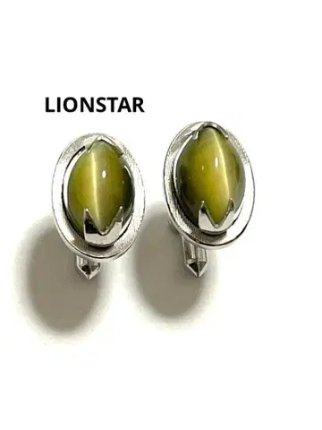 LIONSTAR 크리소베릴 캣츠아이 커프스 링크