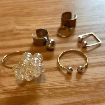 nemunemu 반지와 이어커프 4점