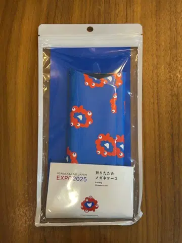 미사용 새상품 오사카 만박 미야쿠미야쿠 접이식 안경 케이스