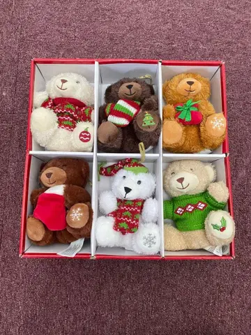 코스트코 크리스마스 오너먼트 곰 6개입