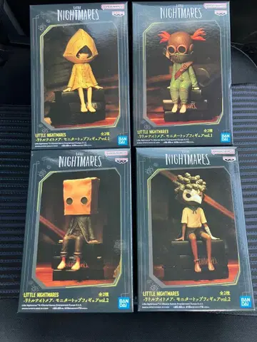 리틀 나이트메어 모니터 탑 피규어 4개 세트