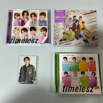 [ 트레이딩 카드 포함 ] timelesz 3 형태 세트