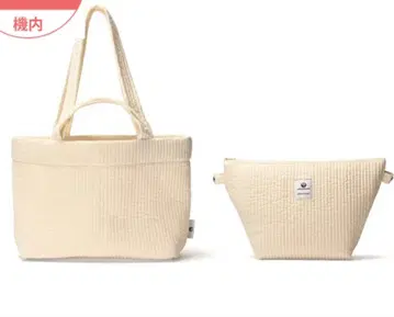 비오는날 오리지널 파우치 포함 토트백 JAL 빅토리아