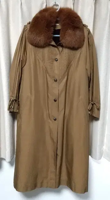 설명 필독! 여성용 코트 옷깃 퍼