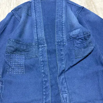 [ 미사용 새상품 ] DENTO SASHIKO KIMONO JACKET