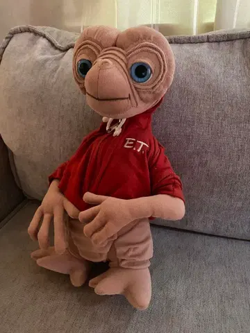 E.T. 후드 부착 봉제 인형