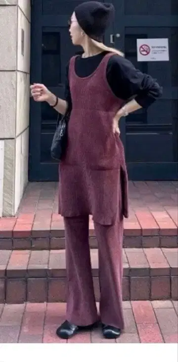 차오패닉 티피 모헤어 니트 팬츠 M