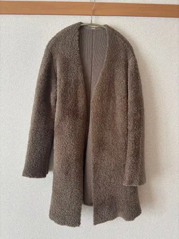 보아 가디건 모카 새상품급