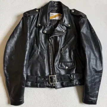 Schott 618 더블 라이더 자켓 블랙 40