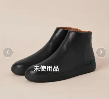 미사용품 hALON 백 지퍼 하이컷 스니커즈 25.5cm