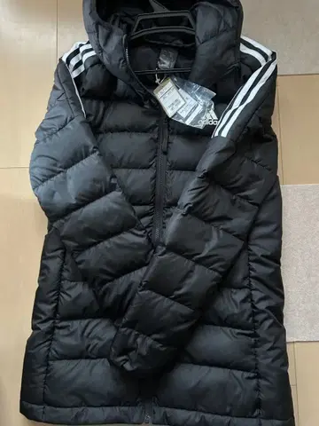 adidas 블랙 다운 자켓 XL