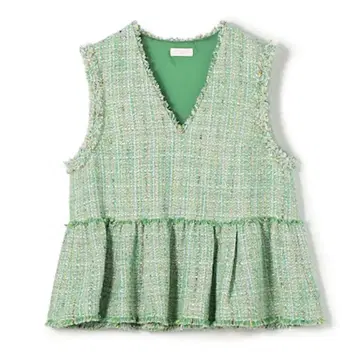 Ballsey 볼르지 컬러 스팬 글루 트위드 페플럼 풀오버