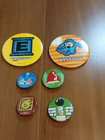 록맨 트윈비 봄버맨 캔뱃지 배지 패미컴 FC