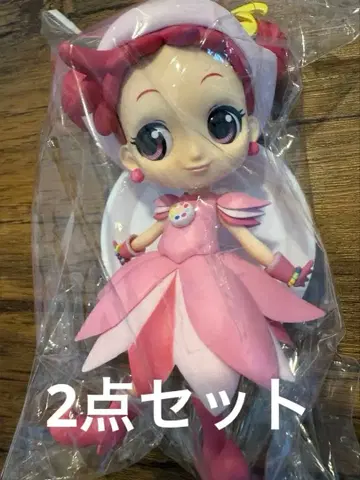 2세트 오쟈마녀 도레미 피규어 도레미짱 & 하즈키짱 Qposket