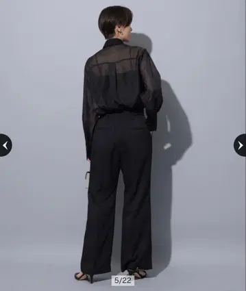 [ 새상품 ] Arpege story 세미 플레어 팬츠