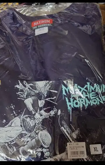 맥시멈 더 호르몬 COTTELEES (LP반) 티셔츠 XL 사이즈 2