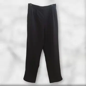 새상품급 알리시아 페이지 보이 턱 입은 팬츠 F 블랙 안감 부착 오피스