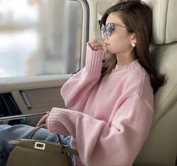 혜영 호박 니트 이치고 밀크