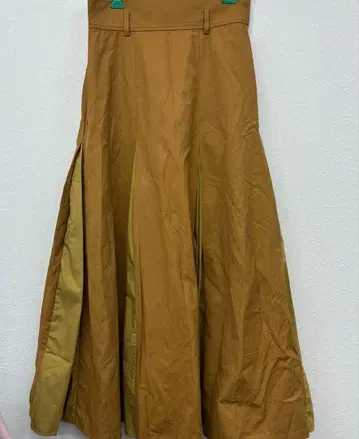 Ray beams 플레어 스커트 베이지 브라운 사이즈 1 하46