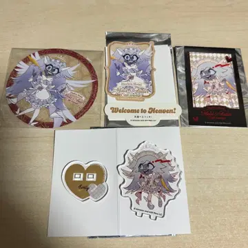 해즈빈 호텔 에밀리 아크릴 스탠드 코스터 스티커 애니카페