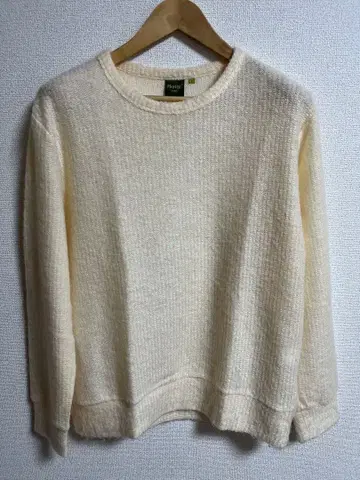 Phateewear L 사이즈 니트 스웨터 크림색