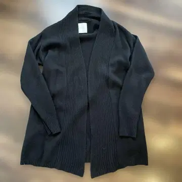 ESTNATION 블랙 롱 가디건