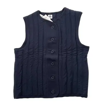 새상품 푸치바토 츄빅 퀼팅 베스트 다크 네이비 XXS