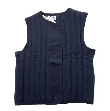 새상품 푸치바토 츄빅 퀼팅 베스트 다크 네이비 XXS