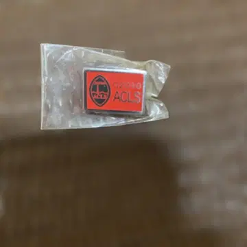 G2010 ACLS 핀 배지 빨간색