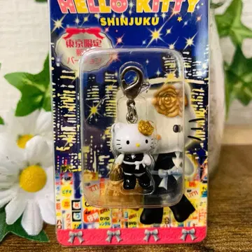 지역 한정 키티 헬로키티 지퍼 마스코트 도쿄 한정 신주쿠 버전