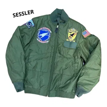 SESSLER MA-1 플라이트 자켓 올리브 그린