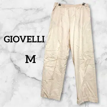 한정판 GIOVELLI 여성용 코튼 와이드 팬츠 [ M ] 베이지