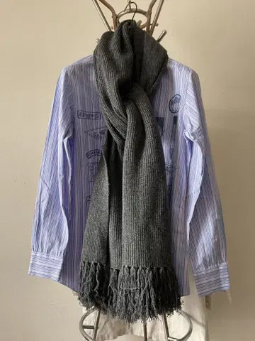 슬로우 THROW 실크 네프 대형 머플러