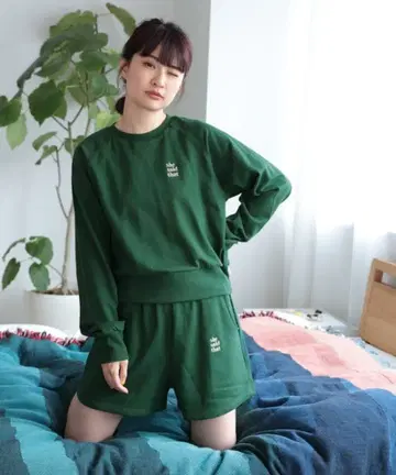 니코앤드 - 자수 숏팬츠 she said that 그린