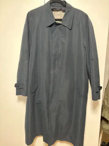 네이비 스텐카라 코트