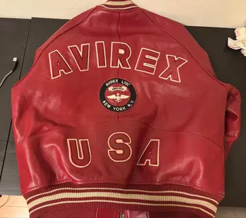 AVIREX 가죽 자켓 바시티 자켓 m 사이즈