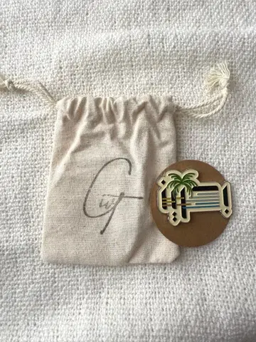 간사이 박람회 바레인 핀 배지 (마그넷 타입) 복조리 포함