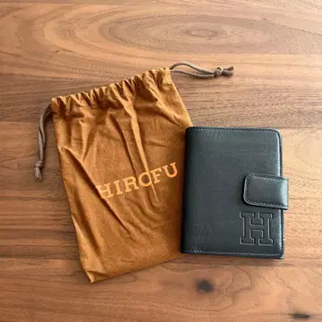 미사용 새상품 HIROFU 접이식 지갑 다크 블루