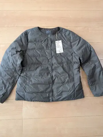 무인양품 경량 다운 노카라 자켓 XL 무인양품 카키 그린 택 포함