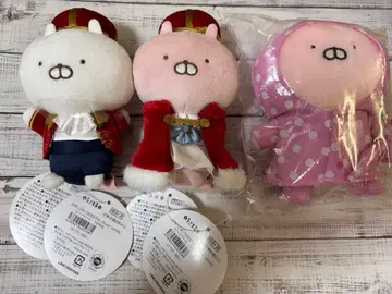 우사마루 우사코 10주년 비니 인형 우사코 레인코트 봉제 인형