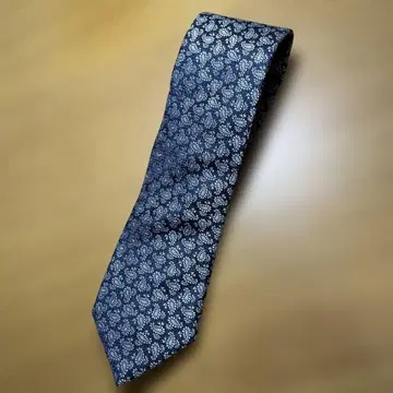 ATELIER F&B 꽃무늬 넥타이 네이비