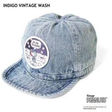 HOUSTON [휴스턴] PEANUTS DENIM ARMY CAP