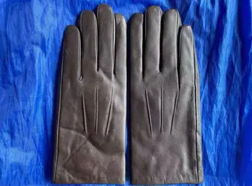 다크 브라운 가죽 장갑