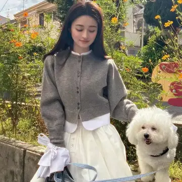 Bibiy. ANGELIQUE KNIT 그레이
